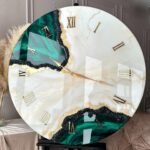 MSU Green Artpiece In the House Resin Large Wall Clock (27 Inches)