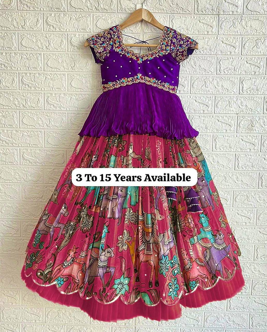 photo_2025-01-27_18-28-51.jpg Ralphdavinci Designer Purple Embroidered Peplum Top with Pink Printed Pleated Lehenga for Girls - Image 1