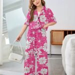 Ralphdavinci Girls Pink Floral Printed Co-Ord Set